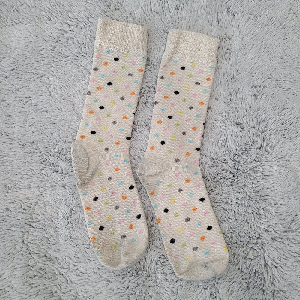 Happy Socks Women's Polka Dots Size 5.5-9.5